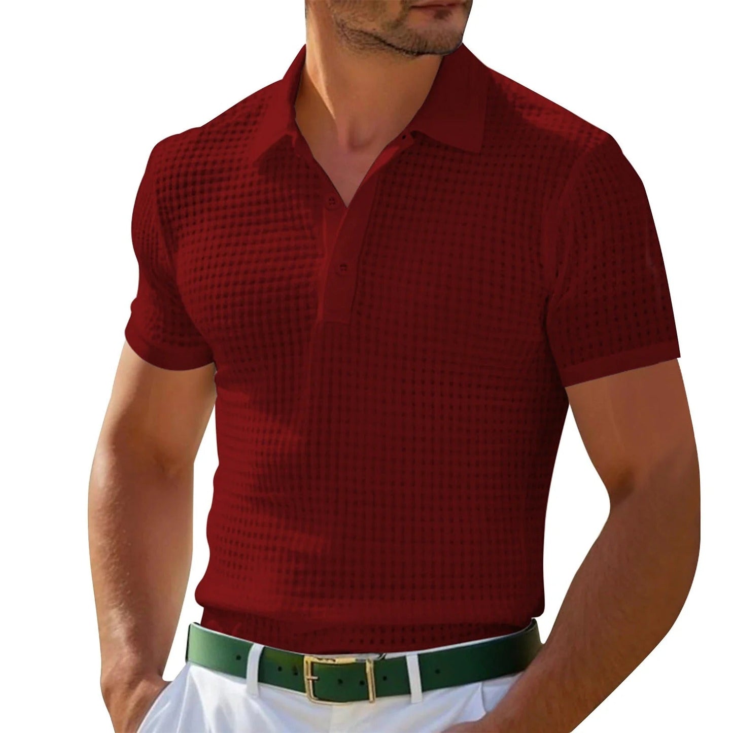 Mardy Mens Polo Shirt Breathable Lightweight Summer Essential For Smart Casual Everyday Comfort