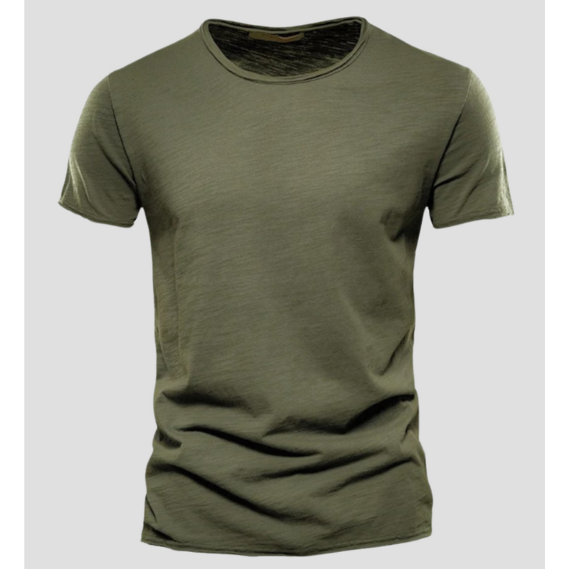 TrendAura Men's Slim Fit Crew Neck Short Sleeve T Shirt Cotton Blend Breathable Everyday Wear