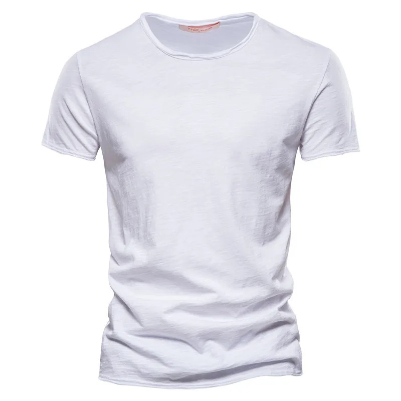 TrendAura Men's Slim Fit Crew Neck Short Sleeve T Shirt Cotton Blend Breathable Everyday Wear