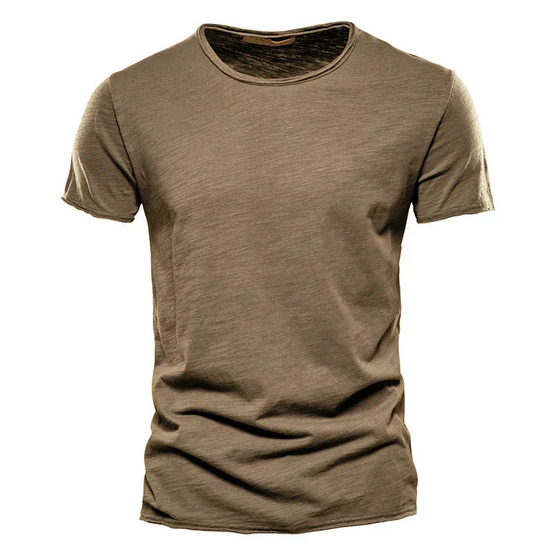 TrendAura Men's Slim Fit Crew Neck Short Sleeve T Shirt Cotton Blend Breathable Everyday Wear