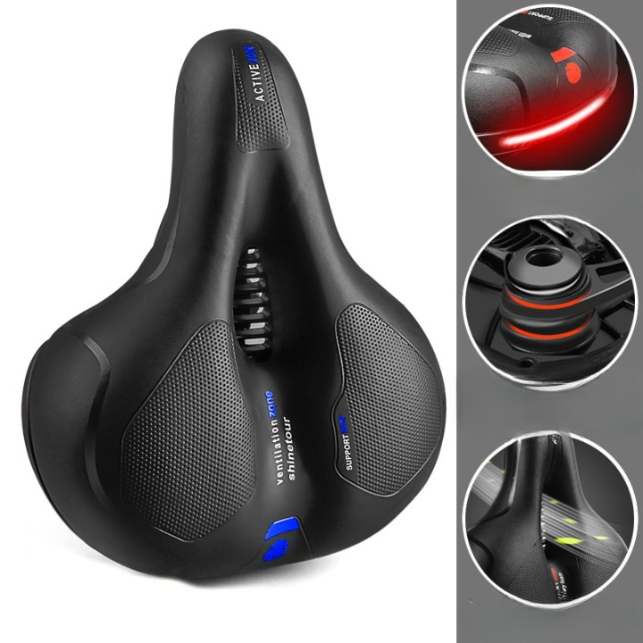 Ergonomic bike saddle
