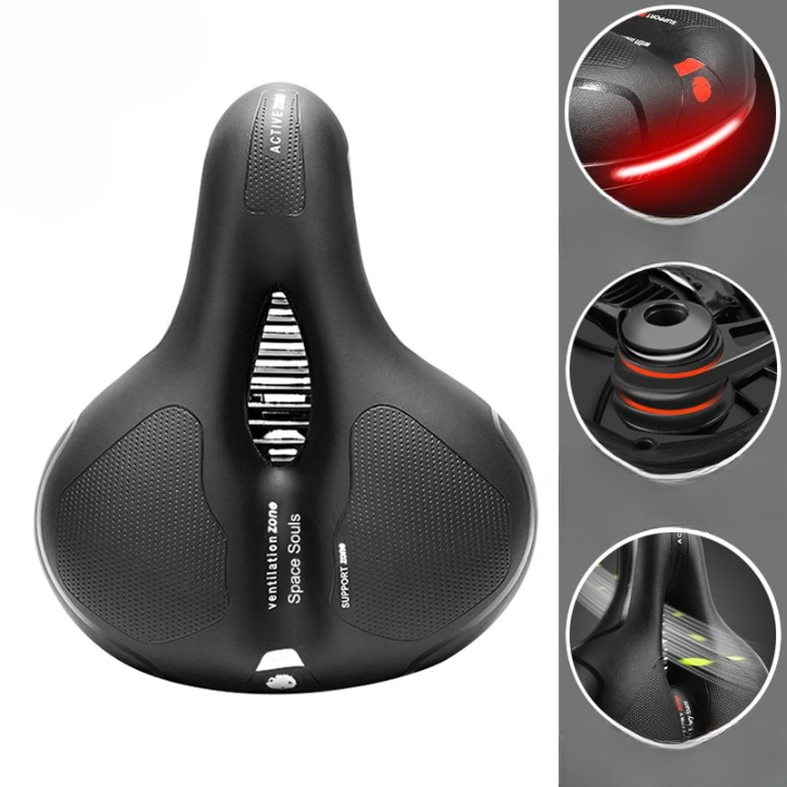 Ergonomic bike saddle