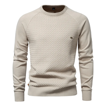 Crew‑Neck Jumper with Long Sleeves for Men