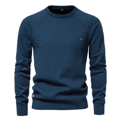 Crew‑Neck Jumper with Long Sleeves for Men