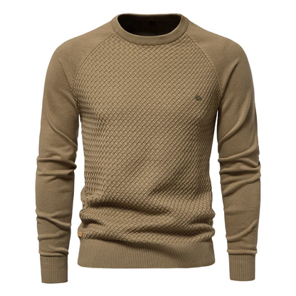 Crew‑Neck Jumper with Long Sleeves for Men