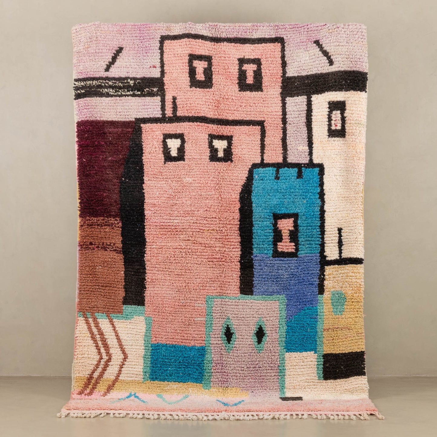 Houdaifa - vintage boujad rug - TrendAura