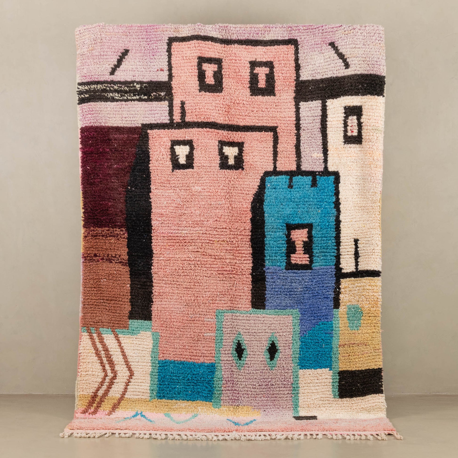 Houdaifa - vintage boujad rug - TrendAura