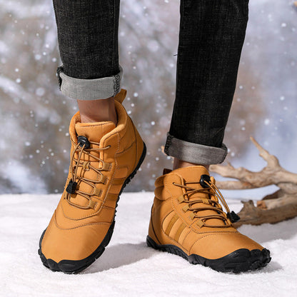 Waterproof Winter Boots For Unisex And Couples With Wide Toe And Arch Support Durable Cold Weather Footwear