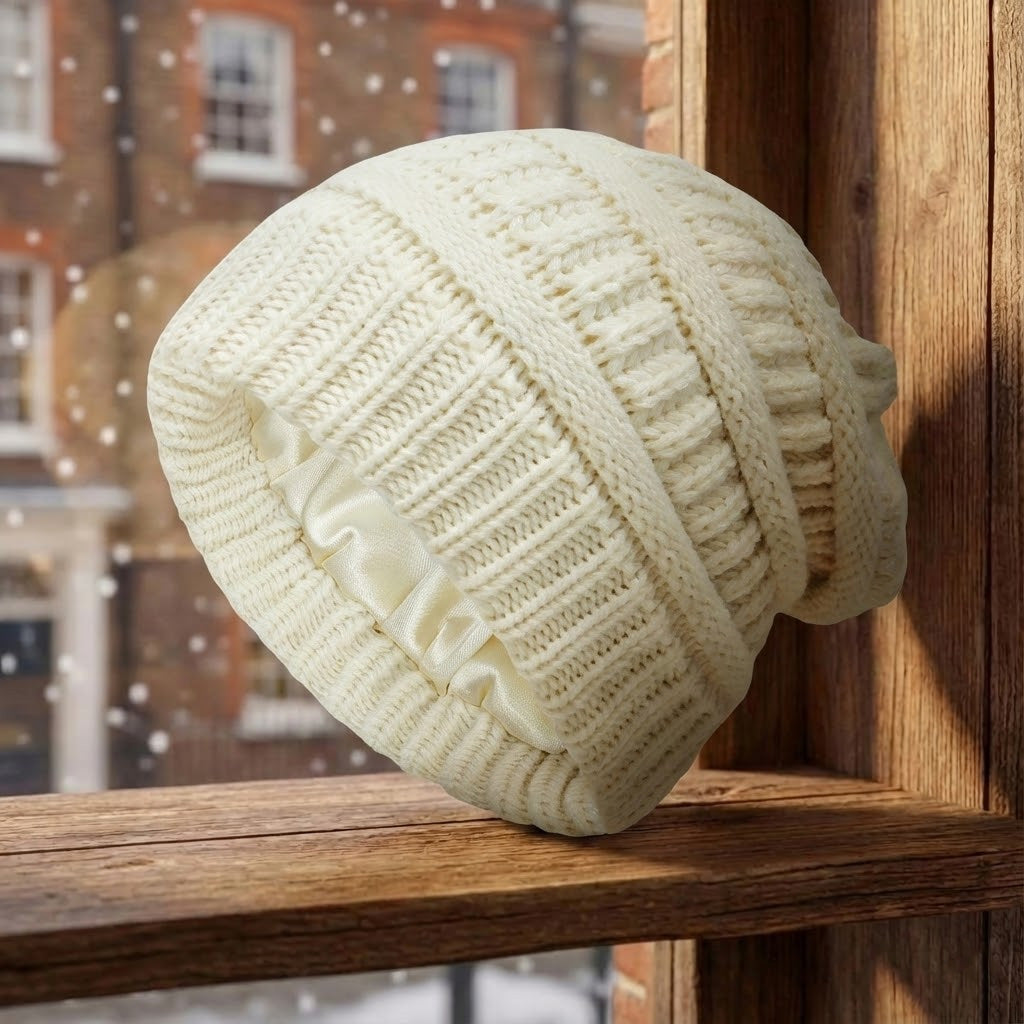 Women's Thermal Winter Beanie Fleece Lined For Outdoor Warmth And All Day Comfort