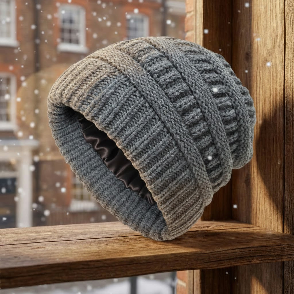 Women's Thermal Winter Beanie Fleece Lined For Outdoor Warmth And All Day Comfort