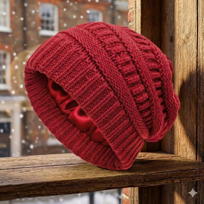 Women's Thermal Winter Beanie Fleece Lined For Outdoor Warmth And All Day Comfort