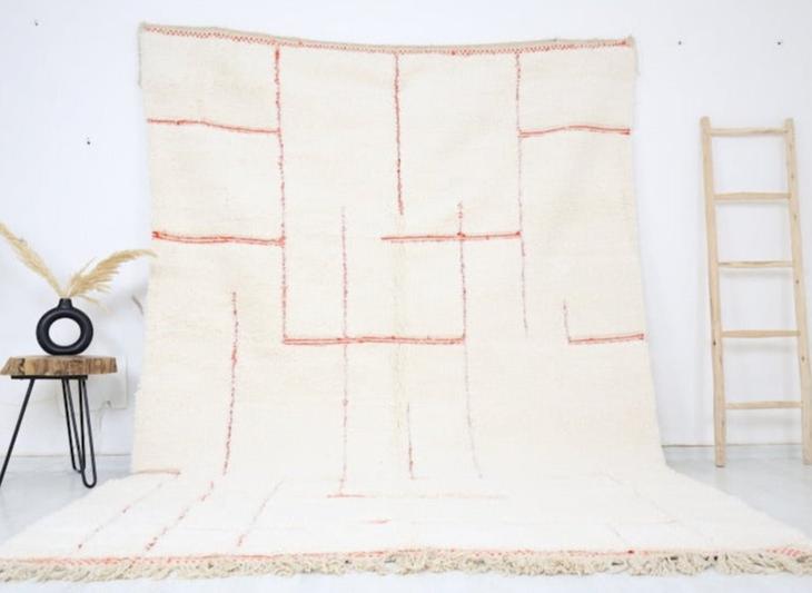Sajiram Beni Ourain Rug 6'8" x 9'8" - TrendAura