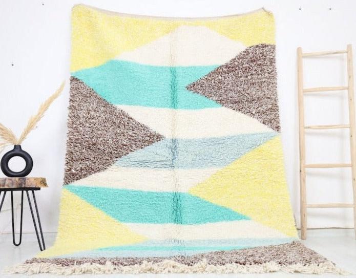 Tiziri Beni Ourain Rug 5'3" x 7'9" - TrendAura