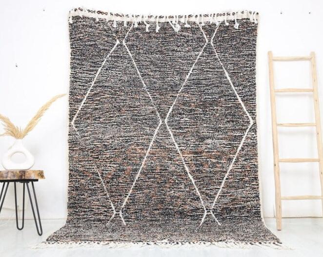 Tamza Beni Ourain Rug 5'4" x 8'2" - TrendAura