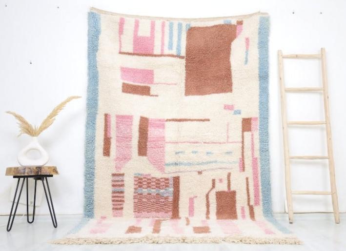 Itri Beni Ourain Rug 5'2" x 8'3" - TrendAura