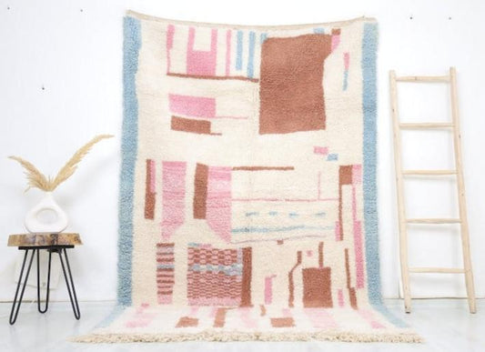 Itri Beni Ourain Rug 5'2" x 8'3" - TrendAura