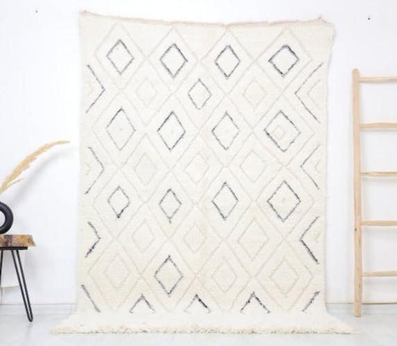 Warmaksan Beni Ourain Rug 4'9" x 7'5" - TrendAura