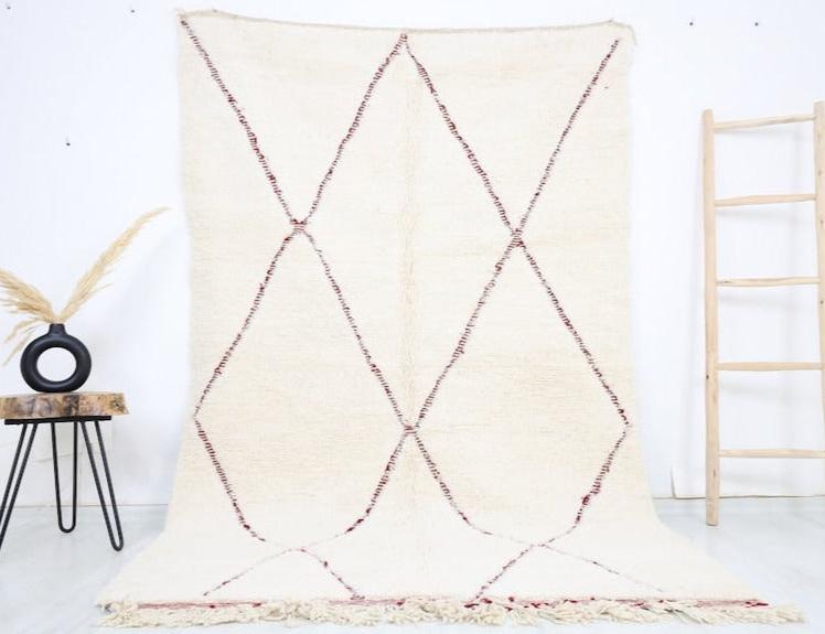Taderfit Beni Ourain Rug 5'2" x 8'2" - TrendAura