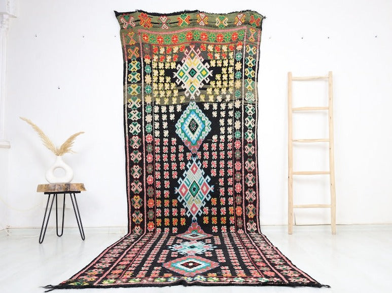 Assirem Vintage Moroccan Rug 4'2" x 12'4" - TrendAura