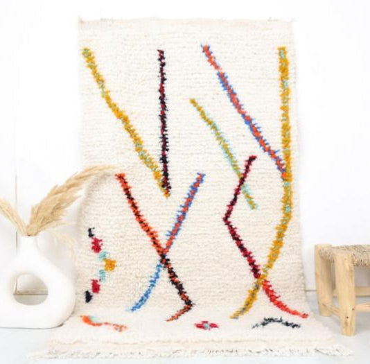 Anella Moroccan Rug 2'1" x 3'7" - TrendAura