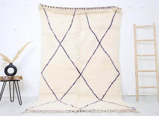Izlam Beni Ourain Rug 5'1" x 8'2" - TrendAura