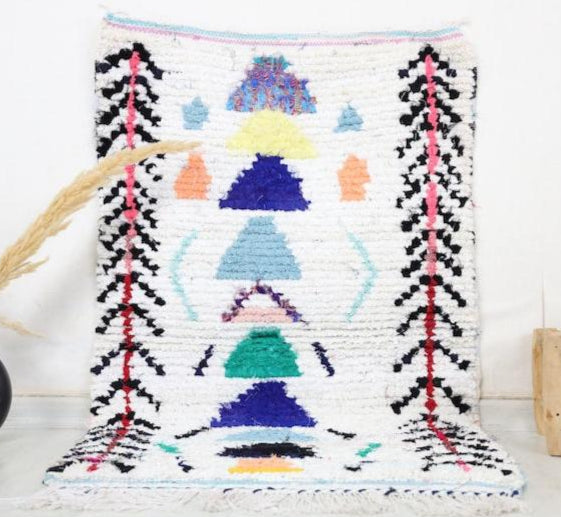 Igider Moroccan Rug 72 cm x 118 cm - TrendAura
