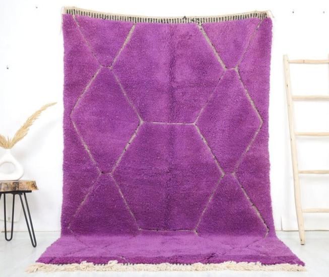 Uzlira Beni Ourain Rug 5'6" x 8'4" - TrendAura