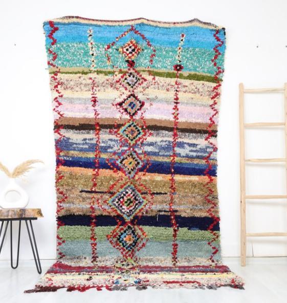 Tanagrit Moroccan Rug 4'7" x 9'2" - TrendAura