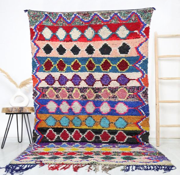 Aderfi Moroccan Rug 5'3" x 8'7" - TrendAura