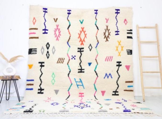 Markunda Moroccan Rug 6'8" x 9'5" - TrendAura