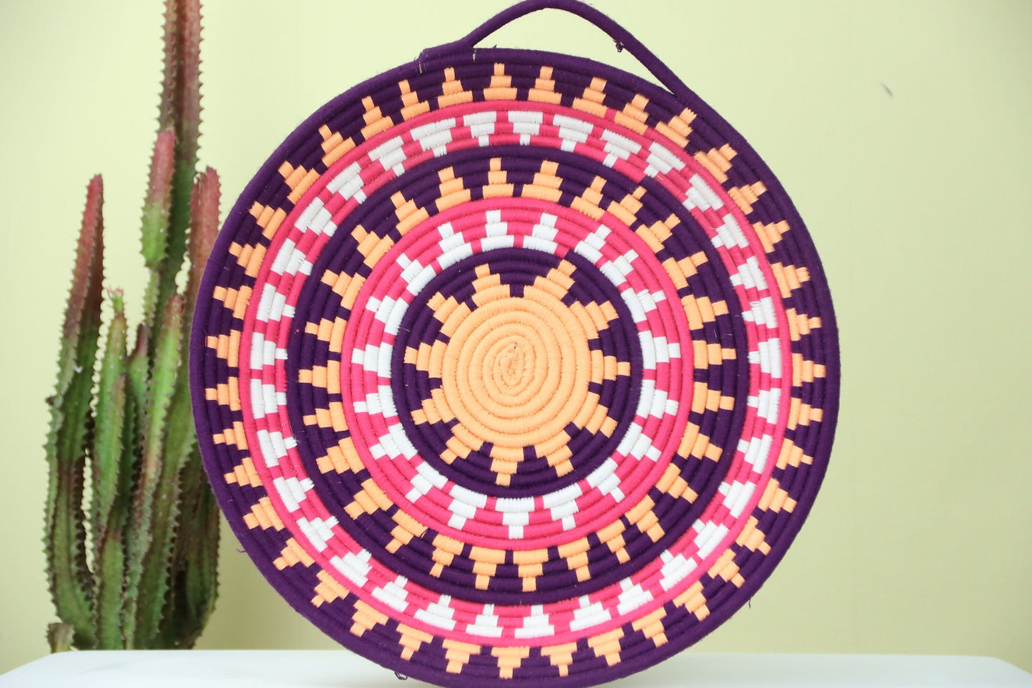 Raissa Berber Wall Basket - TrendAura