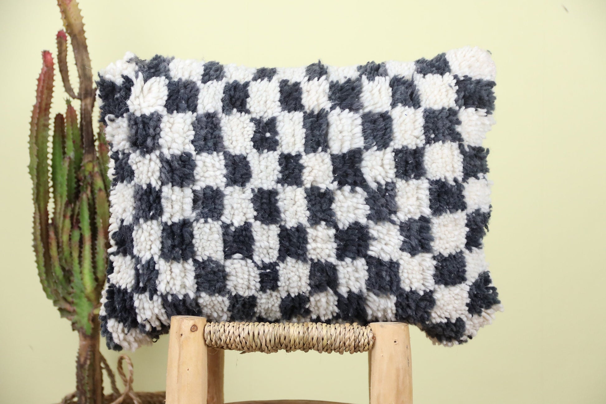 Wissem Checkered Pillow - TrendAura