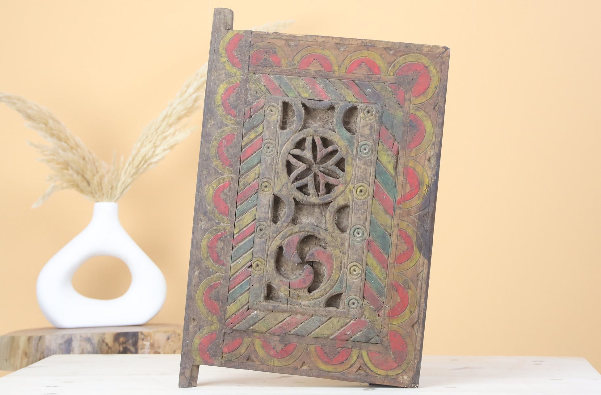Qazrim Vintage African Door - TrendAura