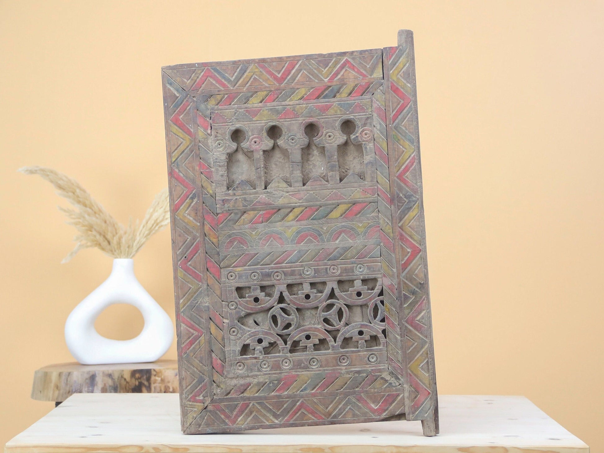 Jazira Vintage African Door - TrendAura