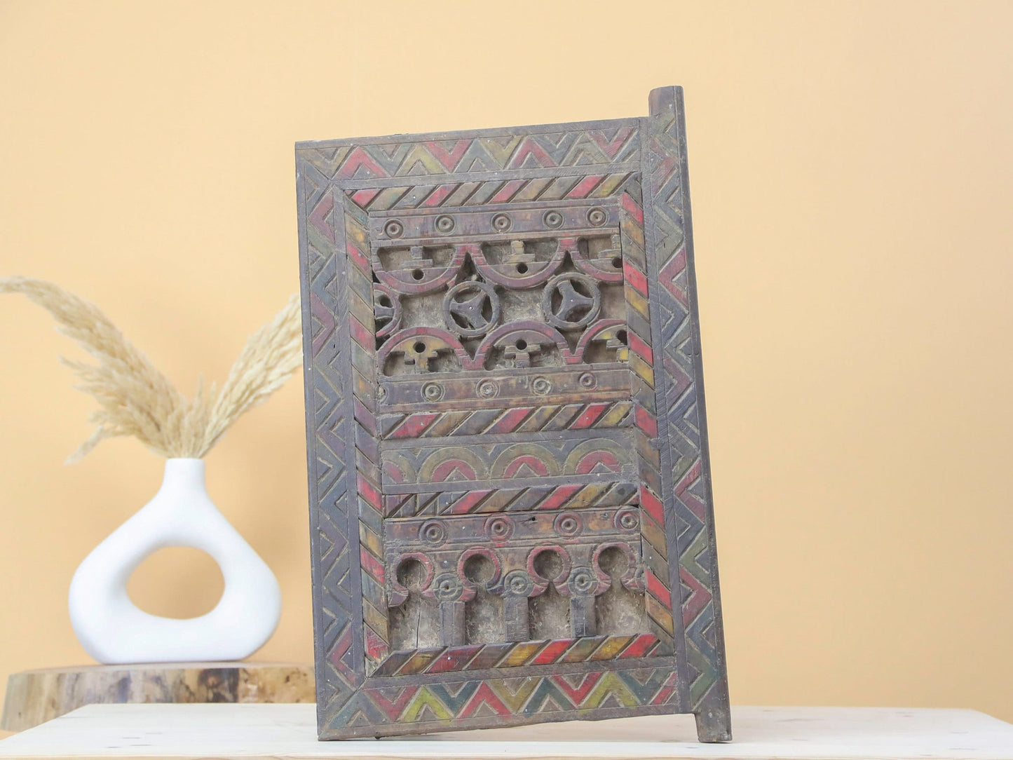 Fazlim Vintage African Door - TrendAura