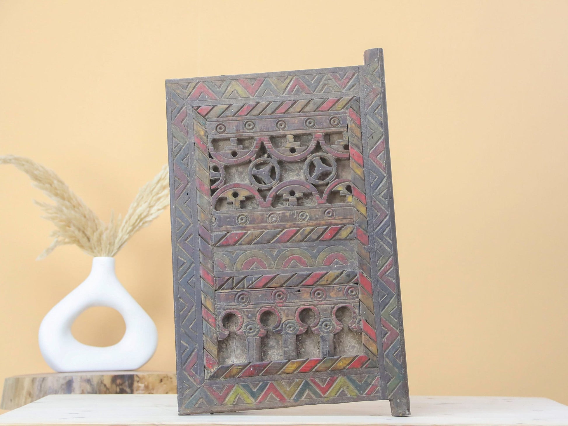 Fazlim Vintage African Door - TrendAura