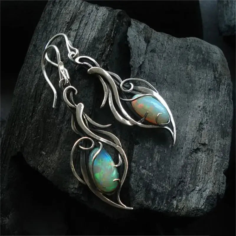 Suzanne - Opal Drop Earrings - TrendAura