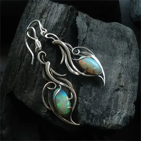 Suzanne - Opal Drop Earrings - TrendAura