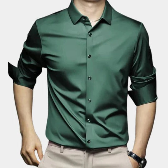 TrendAura Wrinkle Free Mens Shirt With Thermal Coverage And Structured Fit For Cold Weather Long Sleeve And Semi Formal