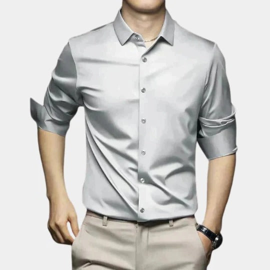 TrendAura Wrinkle Free Mens Shirt With Thermal Coverage And Structured Fit For Cold Weather Long Sleeve And Semi Formal