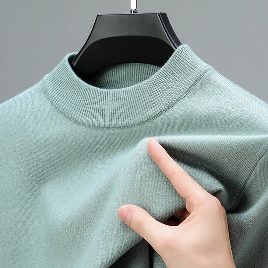 TrendAura Men's Cashmere Pullover Sweater With Structured Fit For Everyday Wear And Semi Formal Looks