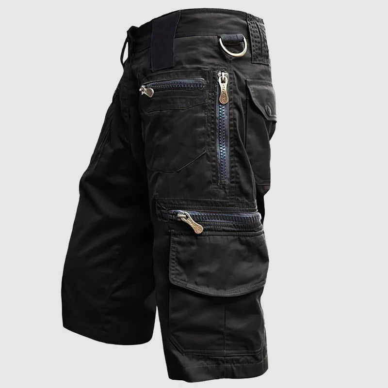 TrendAura Utility Cargo Shorts for Men Knee Length With Multiple Pockets for Outdoor and Everyday Wear