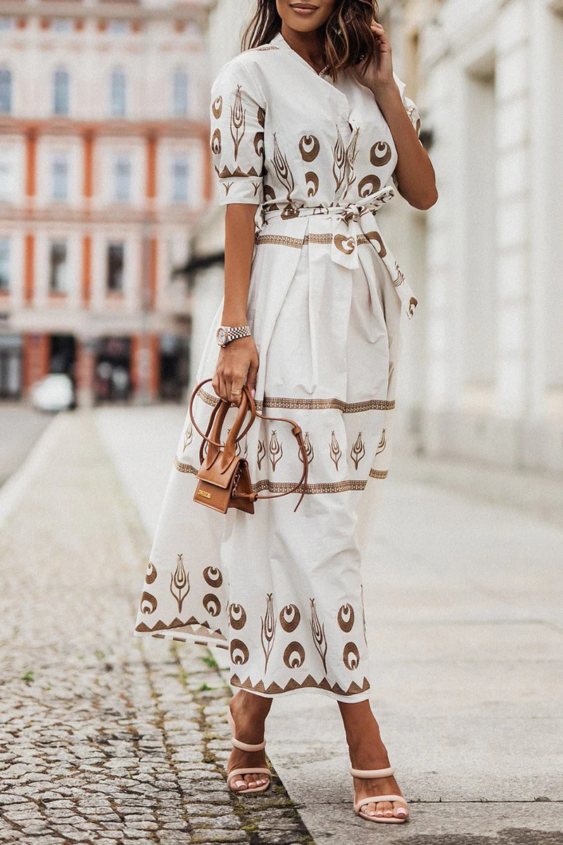 Short-Sleeved Dress
