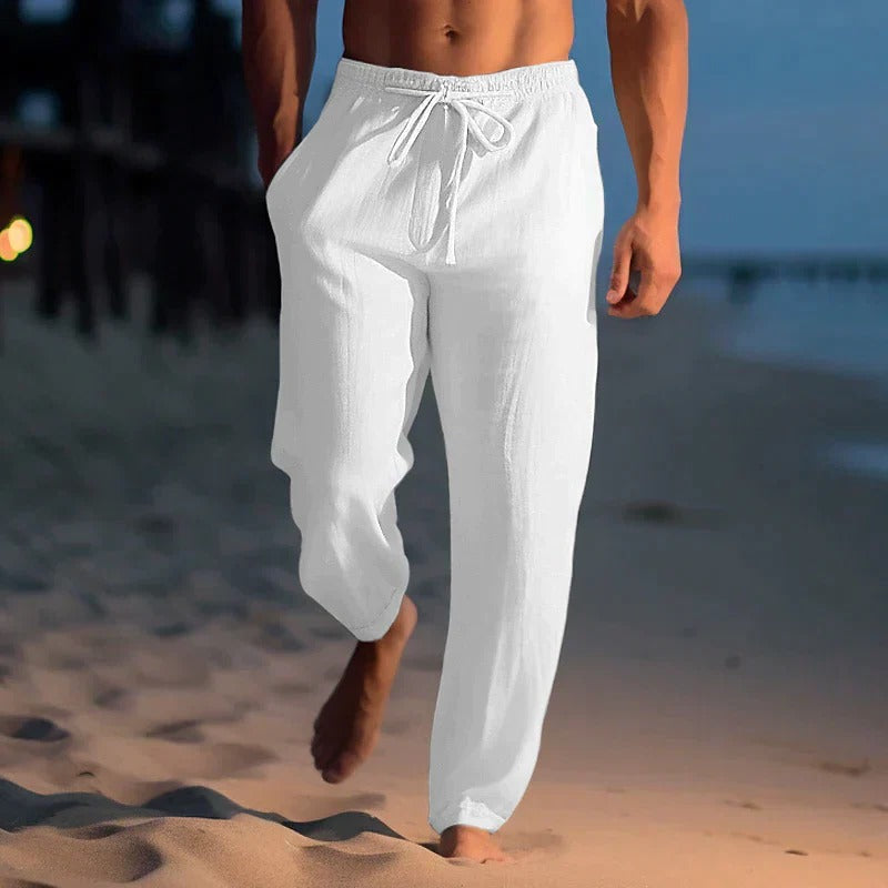 TrendAura Lightweight Mens Trousers for Warm Weather Outdoor and Casual Breathable Comfort Fit