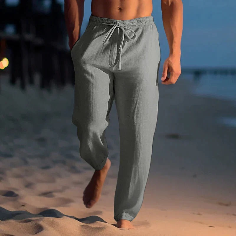 TrendAura Lightweight Mens Trousers for Warm Weather Outdoor and Casual Breathable Comfort Fit
