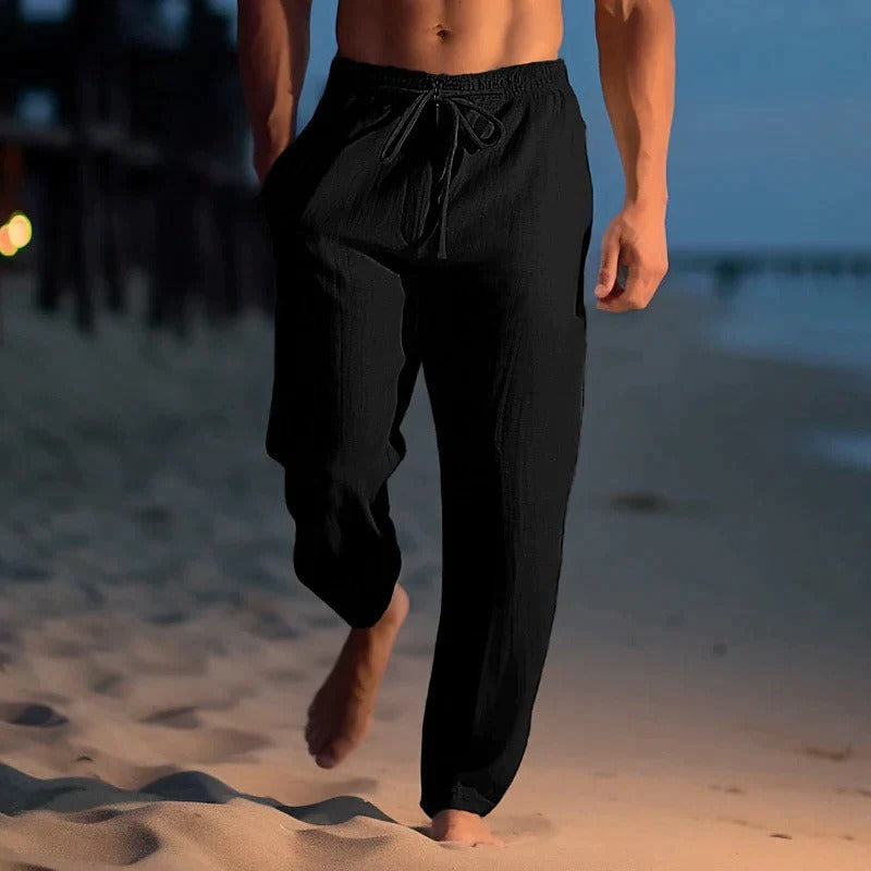 TrendAura Lightweight Mens Trousers for Warm Weather Outdoor and Casual Breathable Comfort Fit