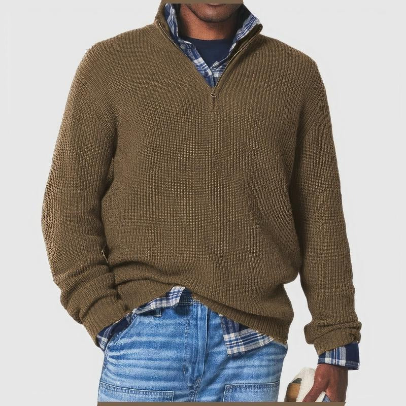 TrendAura Men's Everyday Sweater Warmth And Classic Style With Soft Cozy Texture