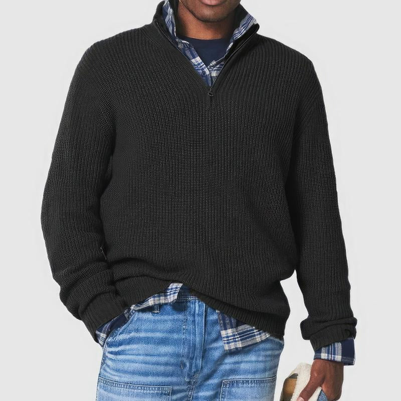 TrendAura Men's Everyday Sweater Warmth And Classic Style With Soft Cozy Texture