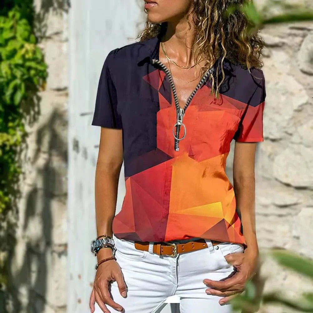 TrendAura Men's Summer Shirt With Modern Detailing Breathable Lightweight Comfort Flattering Fit For Warm Weather