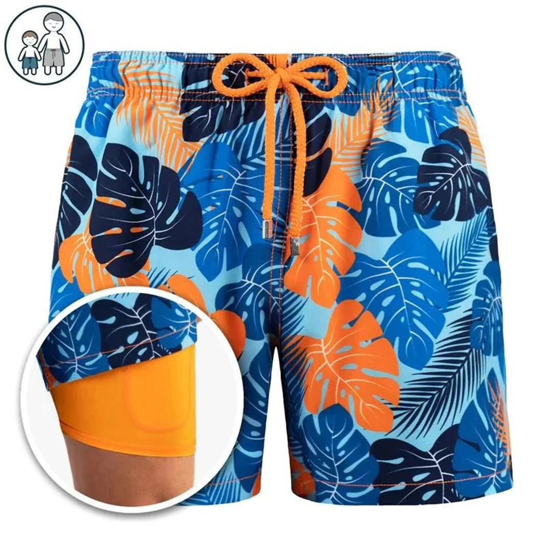TrendAura Men's Quick-Dry Swim Shorts With Modern Fit For Swimming Beach And Poolside Use